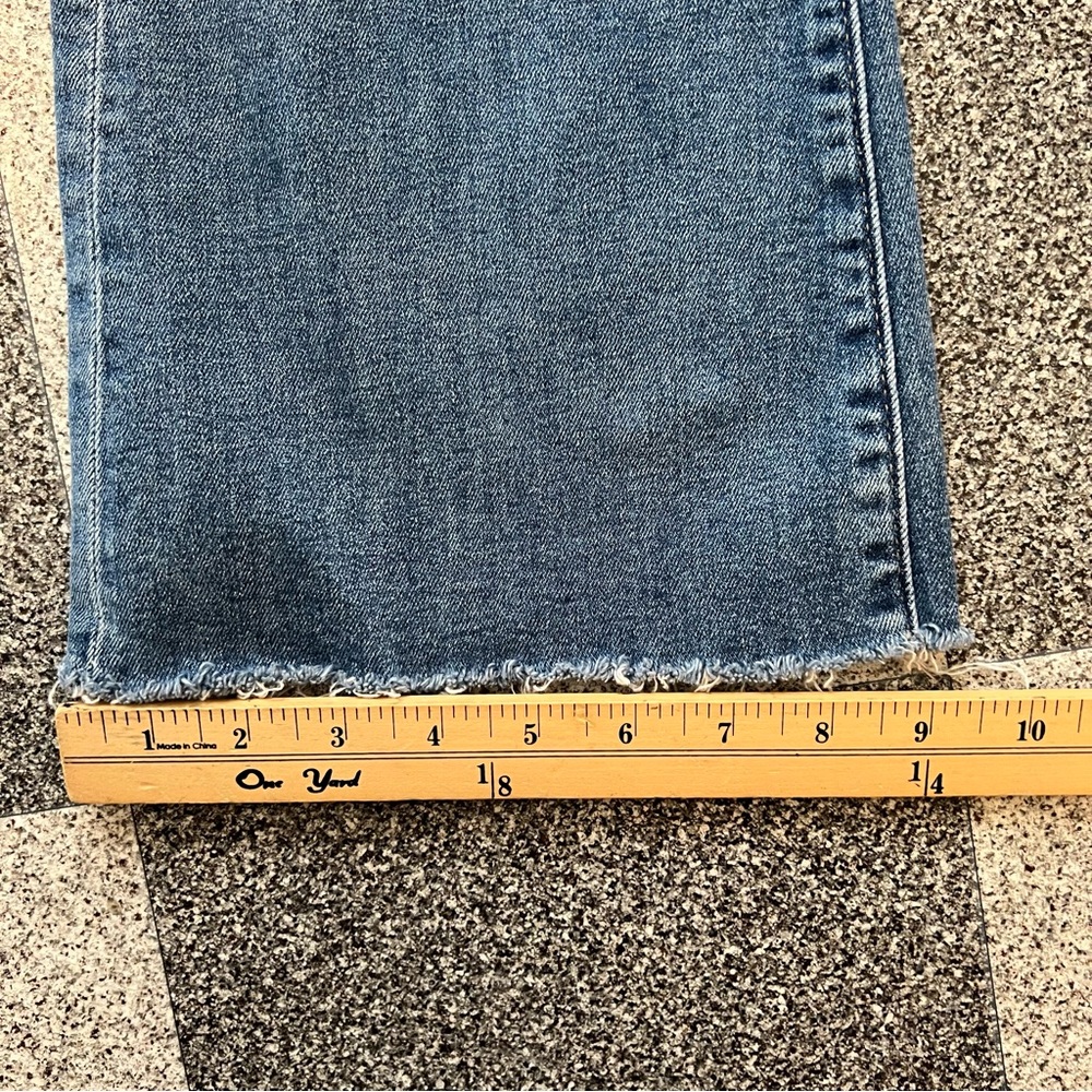 🌸3/$30 LOFT Women's Blue The Slim Flare Jeans- Size 00 - Picture 5 of 10